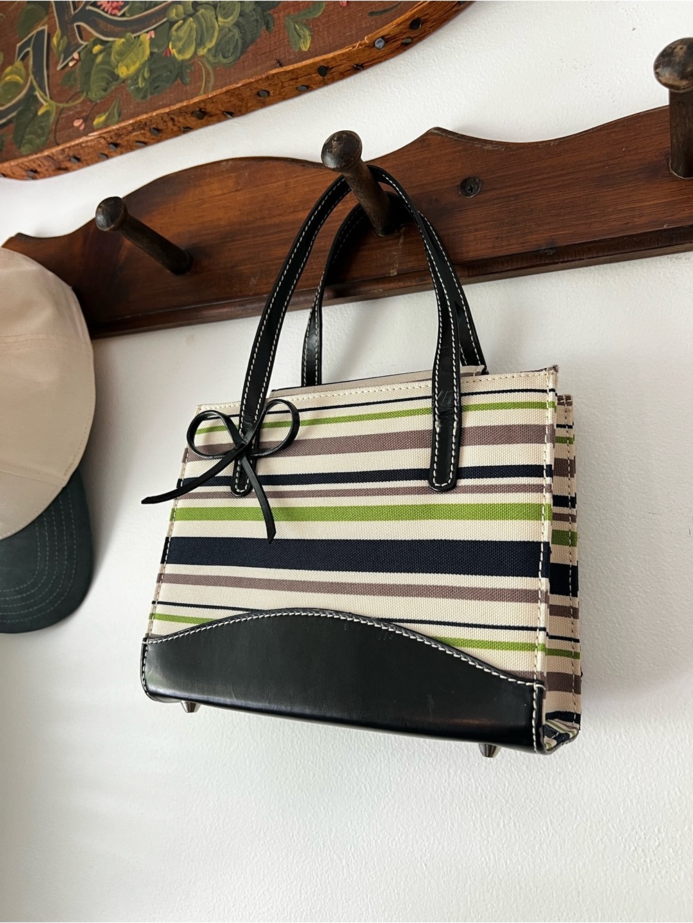 Y2K Mini Striped Purse